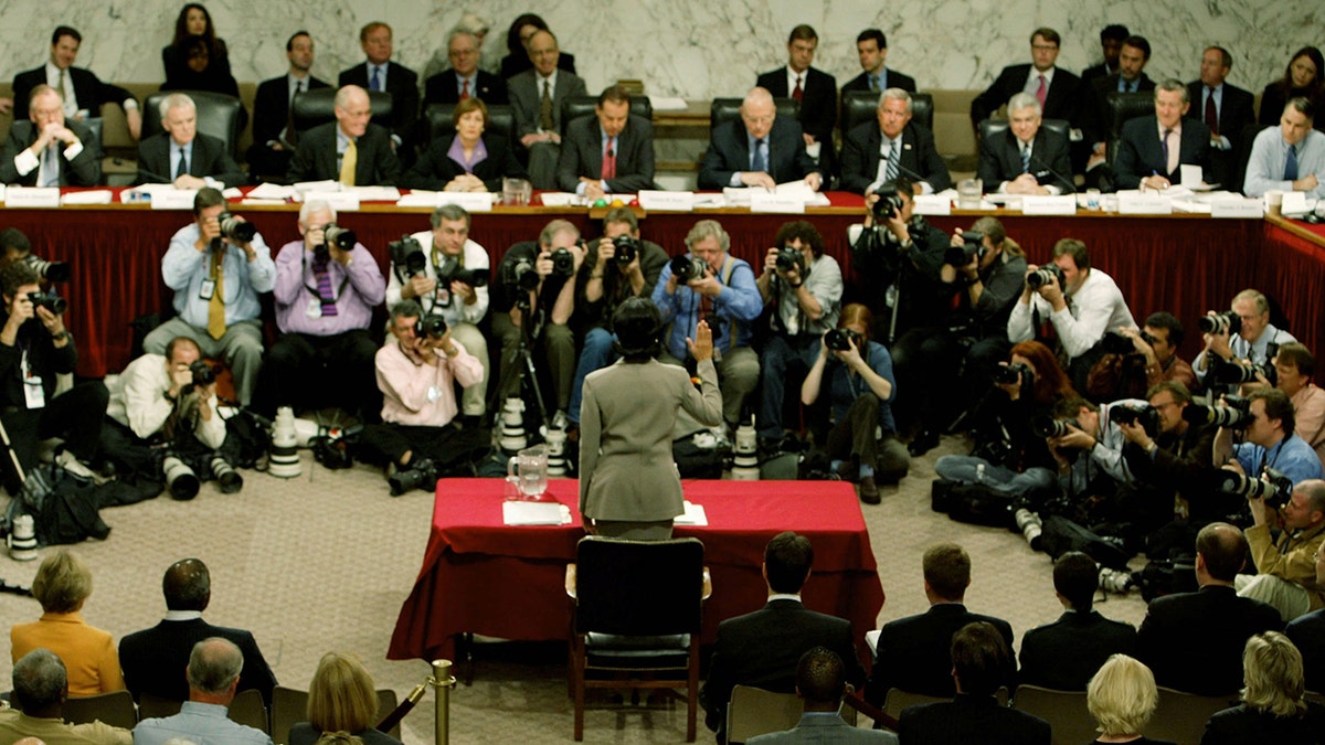 Condoleezza Rice s'exprime lors de l'audience de la Commission sur le 11 septembre