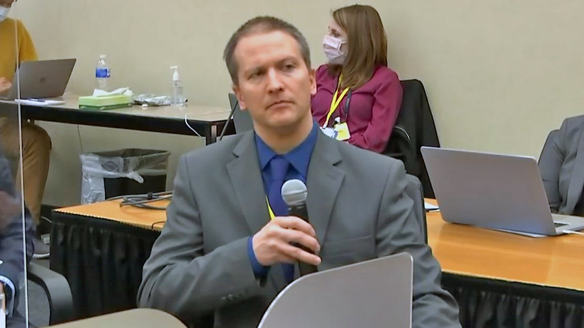 Chauvin lors de son procès