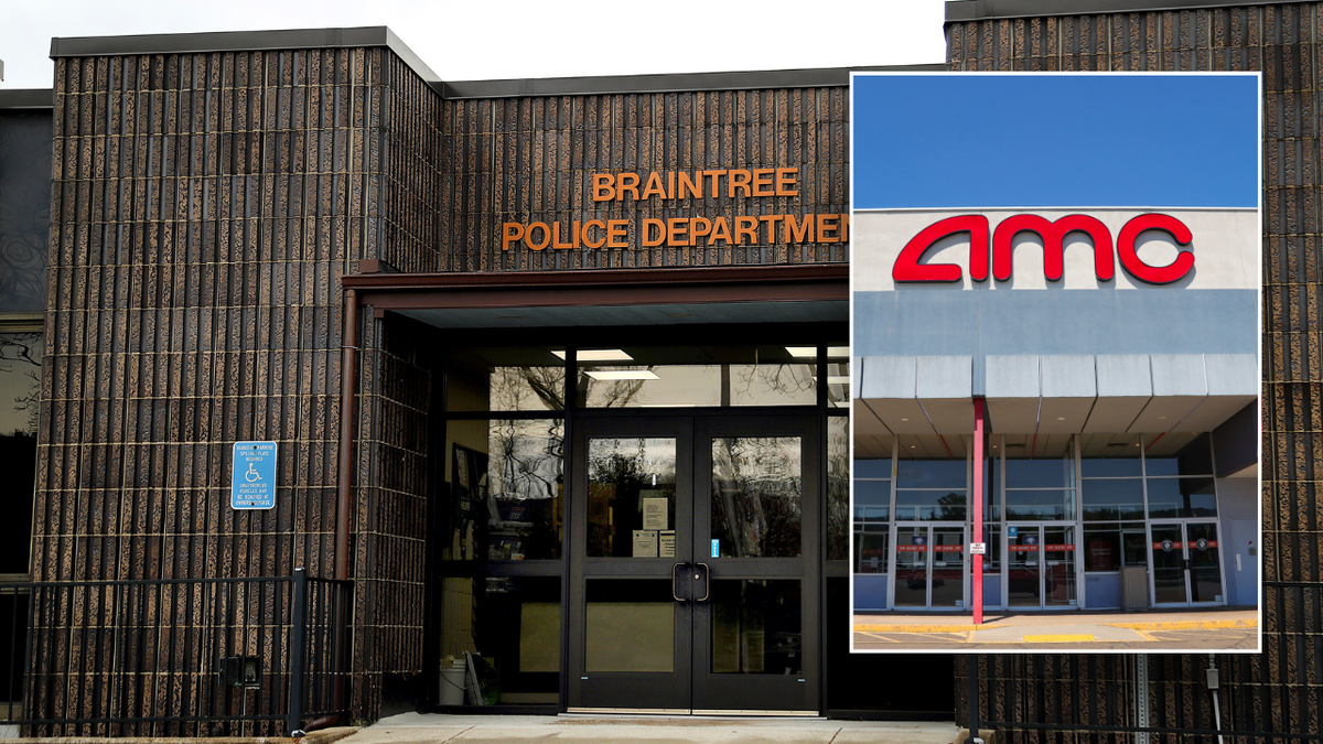 Image fractionnée du logo AMC et du service de police de Braintree
