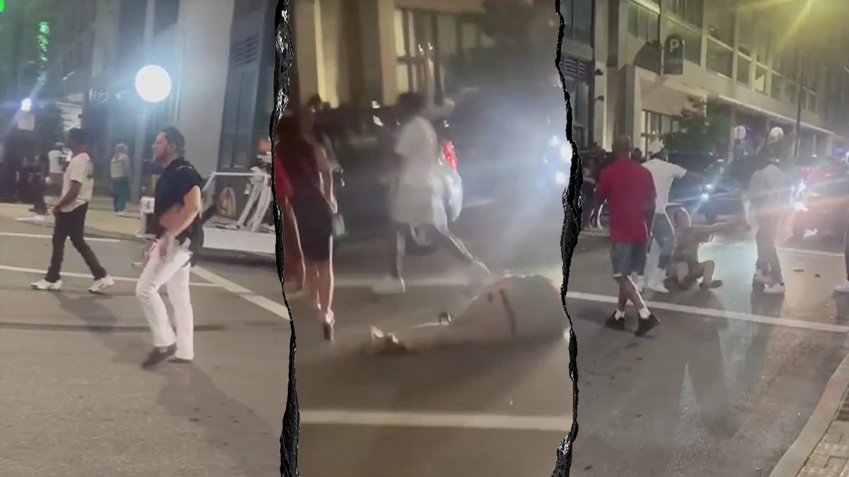 Quelqu'un peut être entendu hurler des insultes raciales dans une nouvelle vidéo du Viral Cincinnati Beatdown