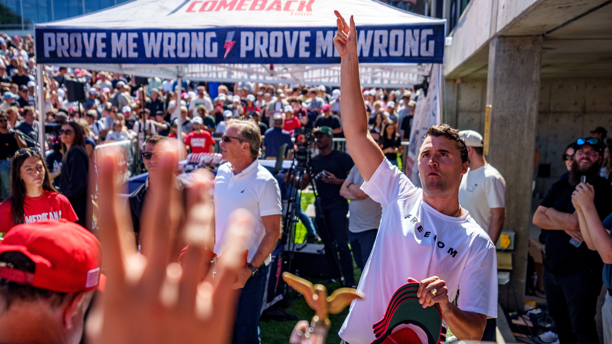 Charlie Kirk à l'Université de l'Utah Valley