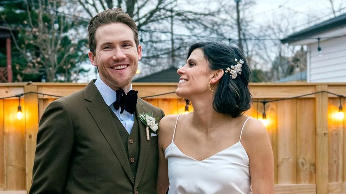 Spencer et Monique Tepe le jour du mariage