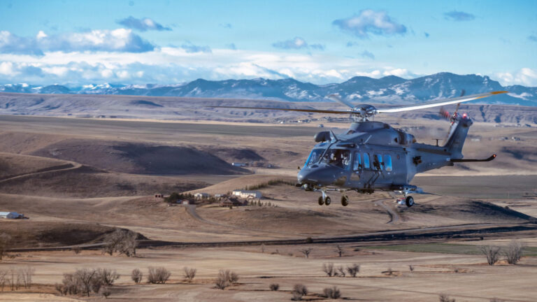 L&rsquo;hélicoptère MH-139 chargé du rôle d&rsquo;escorte de missiles nucléaires est opérationnel, selon l&rsquo;armée de l&rsquo;air